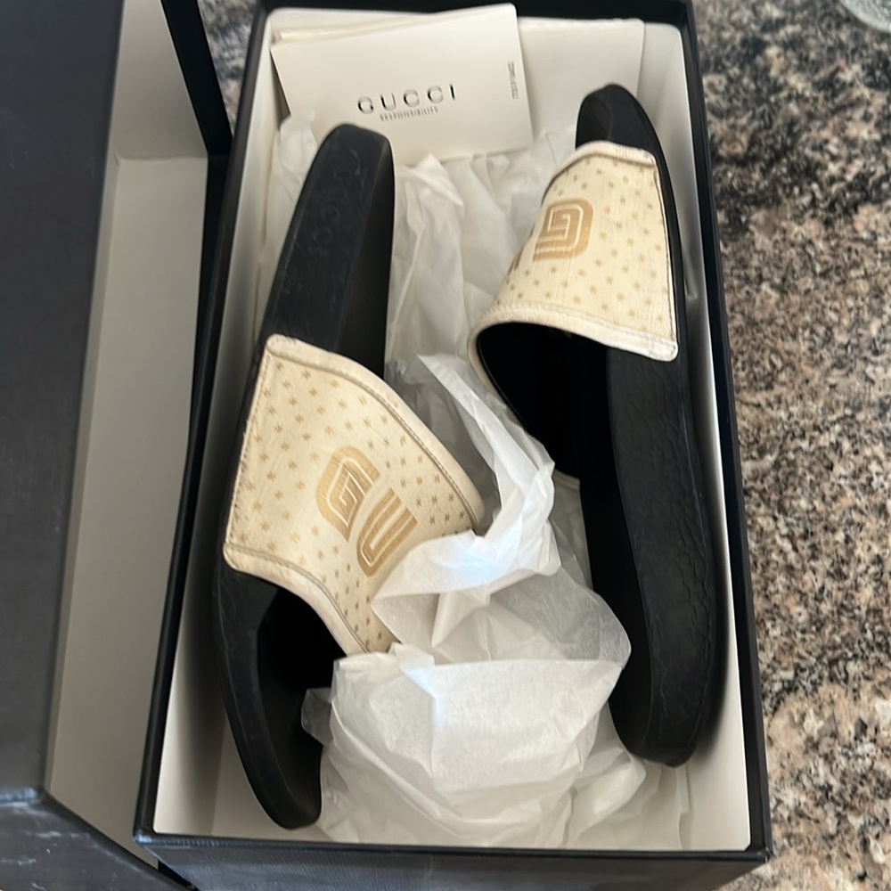 Gucci x Supreme Sega Guccy Slides - Picture 16 of 16